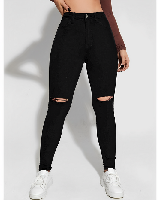 JEAN SKINNY CON DOS ABERTURAS