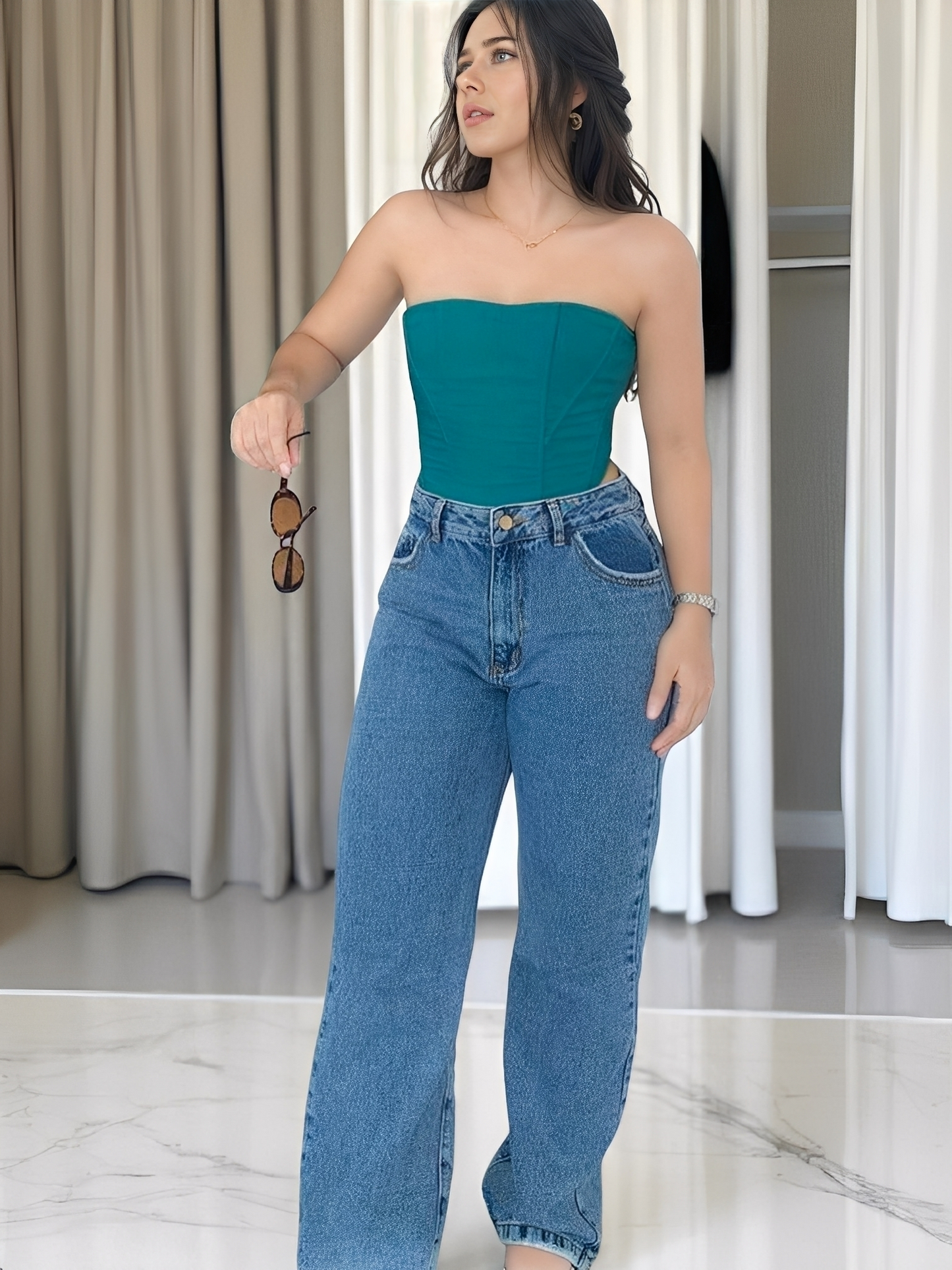 JEAN BOTA RECTA TONO OSCURO 106